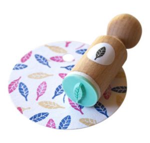 Mini stempel blaadje, Miss Honeybird 1