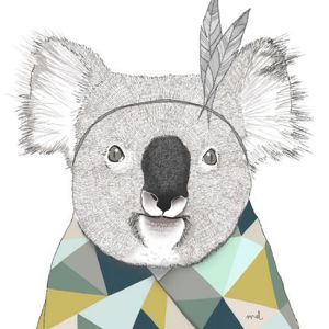 A4 poster koala Minimel 1