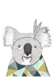 A4 poster koala Minimel 2