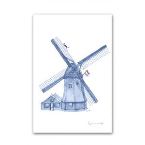 Kaart Hollands blauw molen, Fantasiebeestjes 1