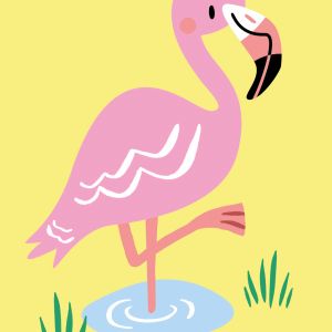 Kaart Flamingo, Marijke Buurlage 2