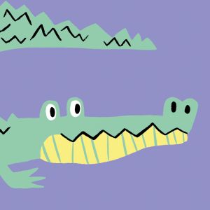 Kaart Krokodil, Marijke Buurlage 3