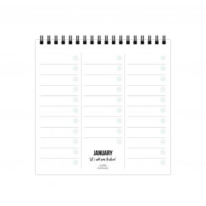 Monthly plan bureaukalender, Studio Stationery 2