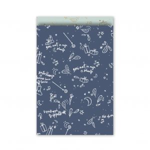 Sinterklaas zakjes blauw/mint singalong (middel)(klein) 1
