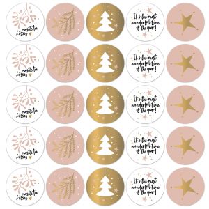 Kerststickers warm 21 (CWH) 1