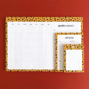 A3 maandplanner bureaublok cheetah Studio Stationery 3