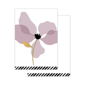 Set minikaartje bloem 2