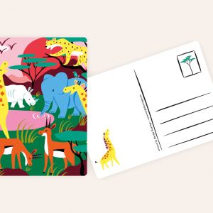 Kaart safari jungle, Marijke Buurlage 2