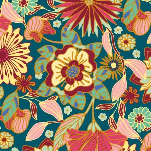 Luxe kaart flower patroon, Marijke Buurlage 3