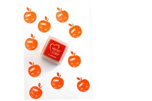 Stempelkussen Orange Versacolor mini (oranje) 2