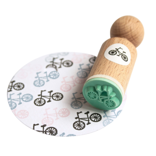 Mini stempel fiets, Miss Honeybird