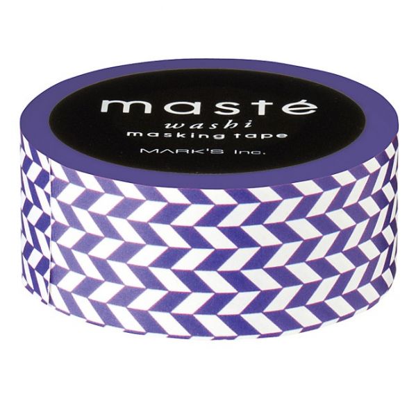 Maskingtape in paars/wit wieber Masté
