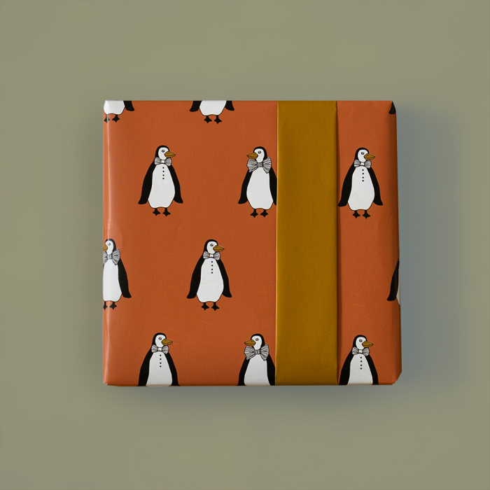 Cadeaupapier pinguïn (HOP)