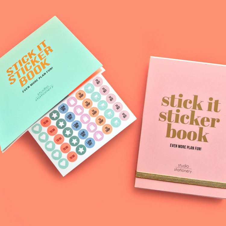 Stick it stickerboek mint, Studio Stationery