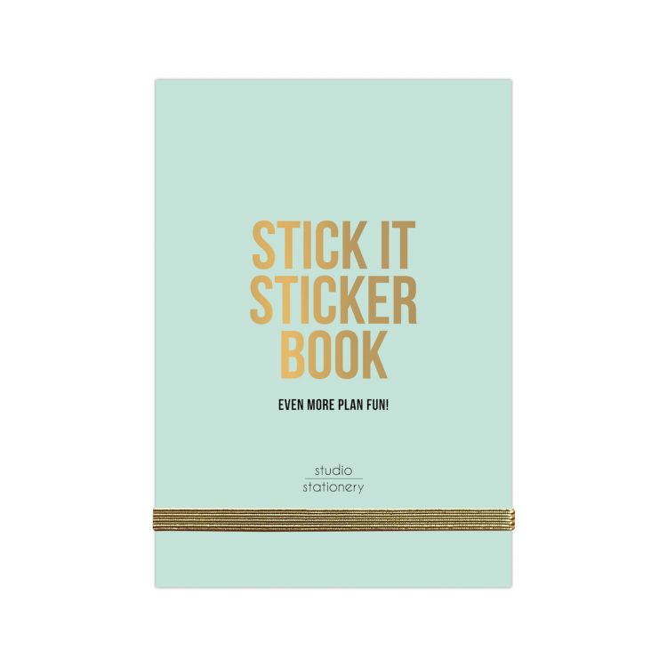 Stick it stickerboek mint, Studio Stationery