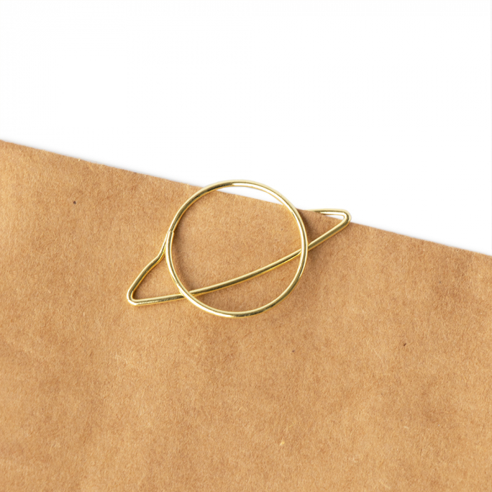 Paperclip jupiter goud