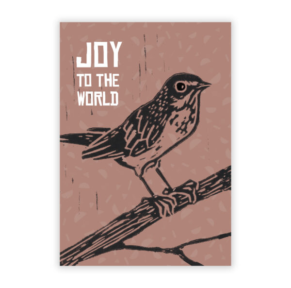 Kaart joy to the world (vogel), Marieke ten Berge