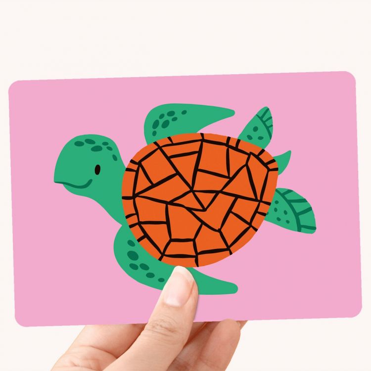 Kaart schildpad, Marijke Buurlage