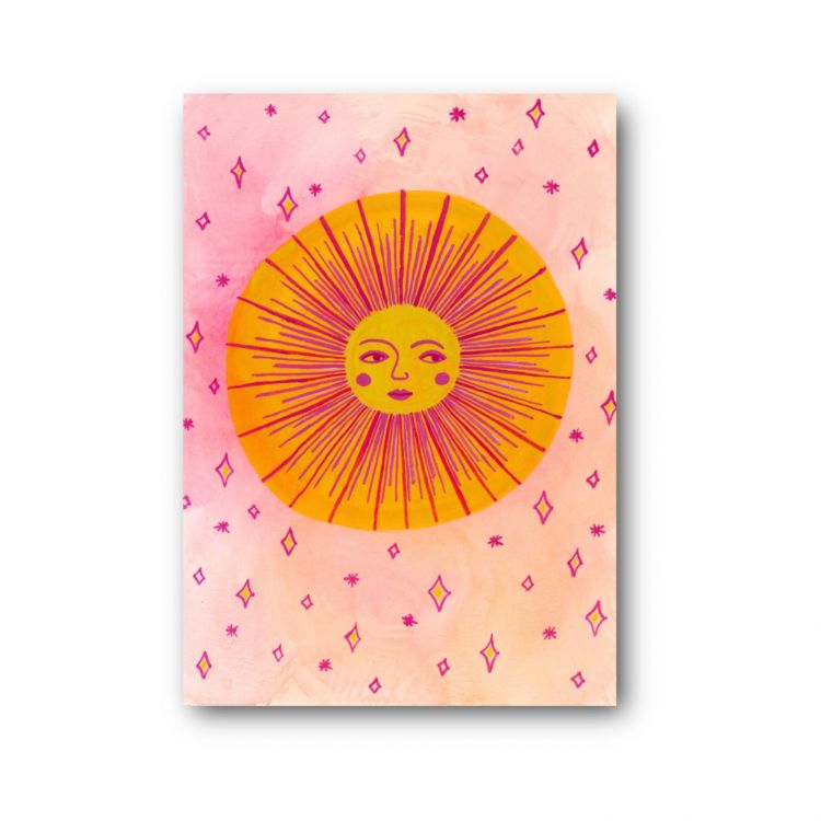 Art print stralende zon, Kirsten Blom