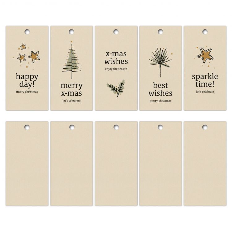 Set 5 cadeaulabels christmas stories (CWH)