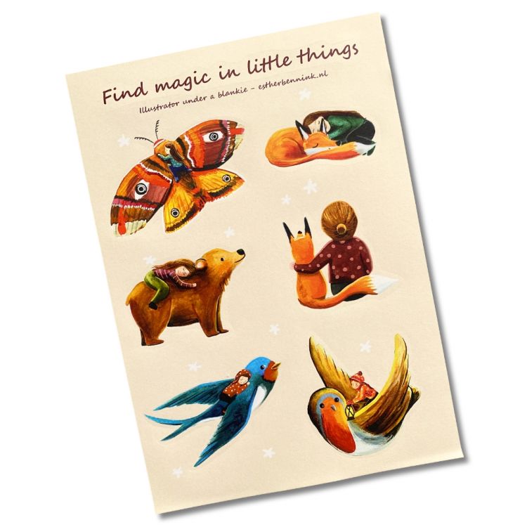 Stickervel find magic in little things, Esther Bennink