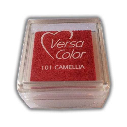 Stempelkussen Camelia Versacolor mini (rood)