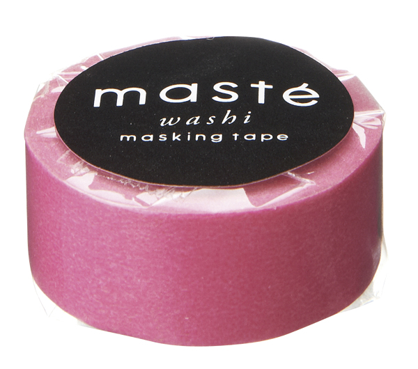 Masking tape in effen rose Masté